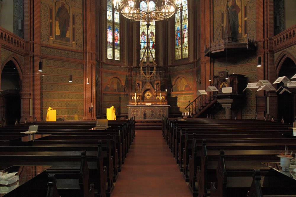 Blick in die Bergkirche