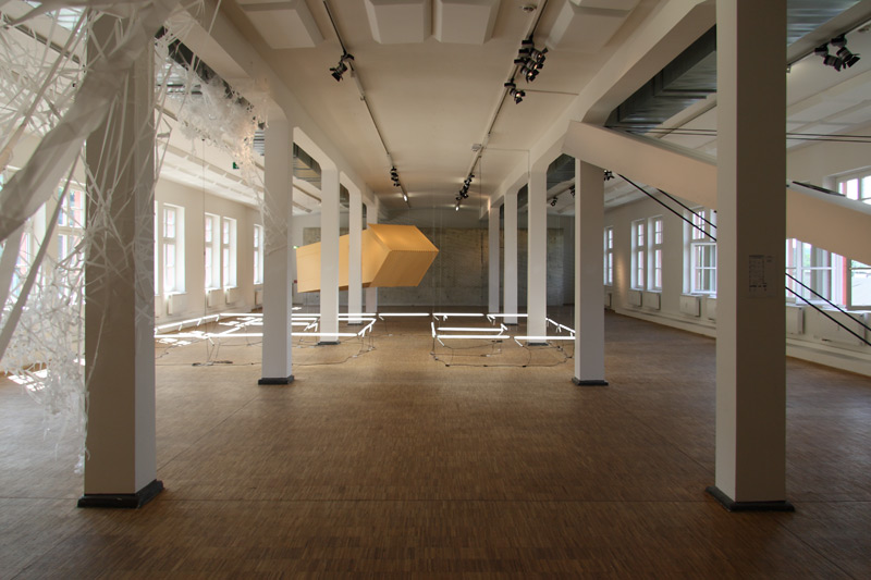 Blick in die Ausstellung "Diagonal"