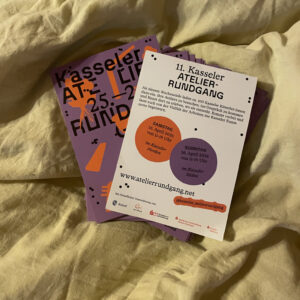 Ankündigungskarte für den Kasseler Atelierrundgang 2026